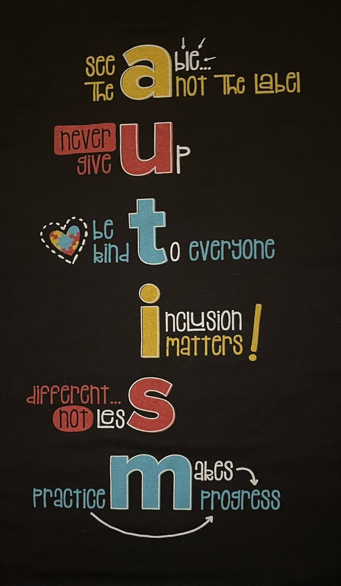 MsHoenscheid's tweet photo. My favorite month of the year dedicated to the community that will forever hold such a special place in my heart🫶🏻💛❤️💙 Autism Acceptance ALWAYS!!! https://t.co/gSiU396f9r
