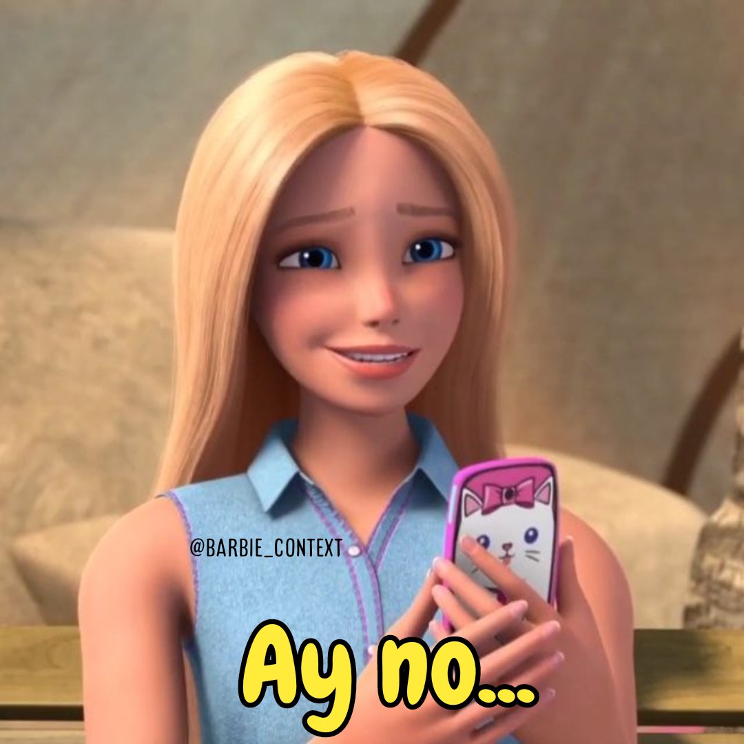 barbie_context's tweet photo. Yo cuando entro a un lugar donde hay mas gente de la que pensaba: https://t.co/JGJrcyIn5N