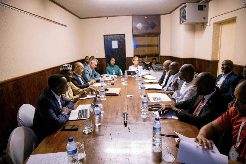 RwandaICT's tweet photo. #RwandaAtTAS23 in pictures:
-Activating e-Payments to facilitate Digital Trade in the One Africa Market.
- Private Ministerial Breakfast on School Connectivity.
- Cooperation for Advancing Digital Transformation on the African Continent. https://t.co/nYLSdPDy8K