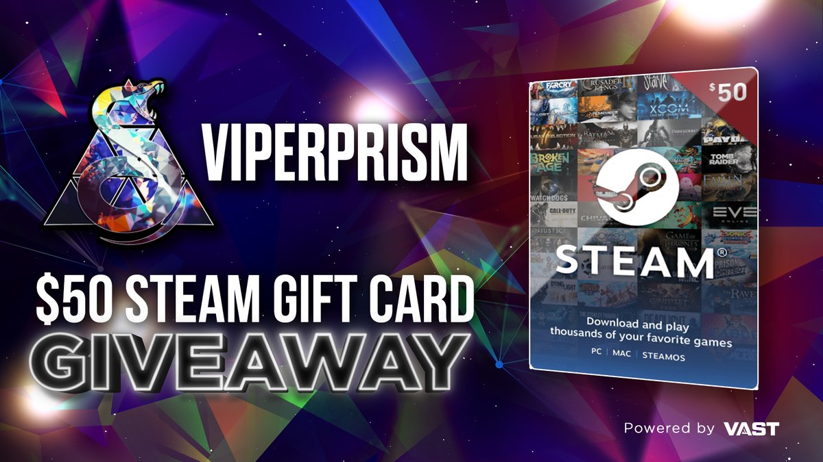 We are excited to announce that we have teamed up with @ViperPrism to giveaway a $50 Steam Gift Card or $50 cash! 

To participate, follow these simple steps through the link provided below:

- RT and like 

- Follow @ViperPrism + <a href="/VastGG/">Vast</a> 

Enter Here: vast.link/ViperPrism