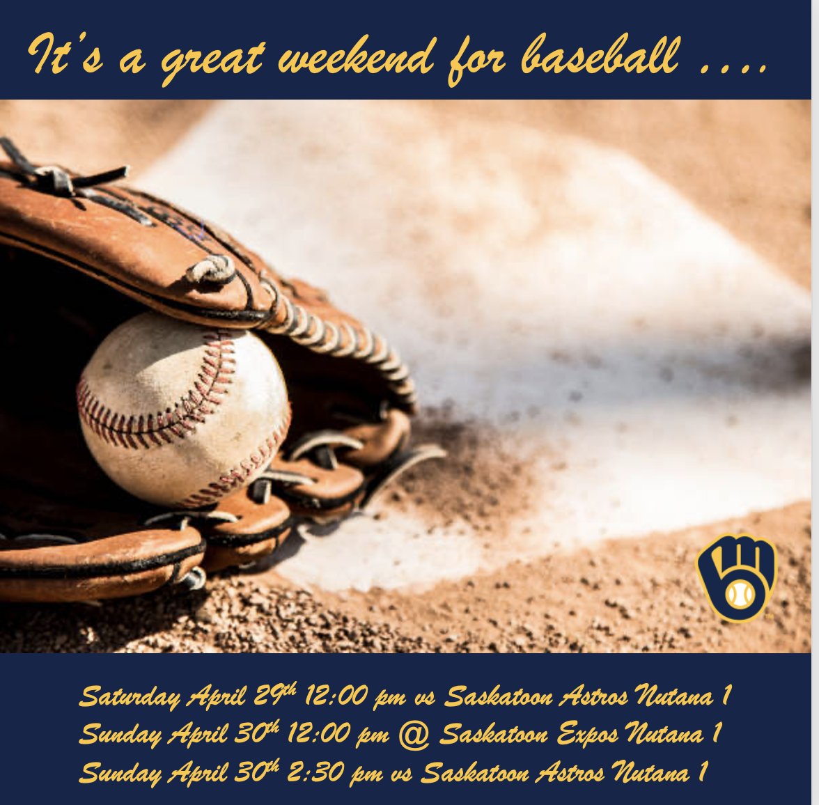 15UAAABrewers's tweet photo. The sun is shining and exhibition baseball starts tomorrow. Life is good. https://t.co/pxpugMAkk9