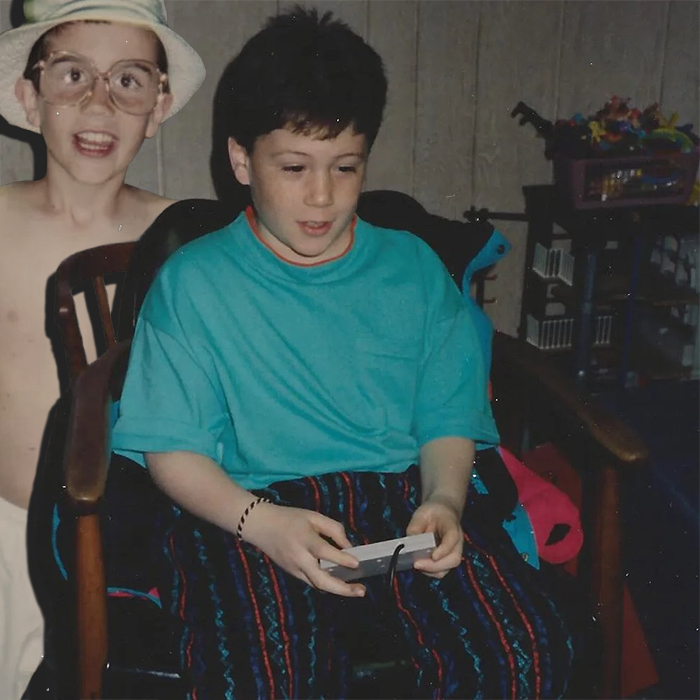KoneBomb's tweet photo. In @jeffbakalar's nightmare alternate timeline, he and @DanRyckert have been friends since childhood. https://t.co/5xLYxWuLBL