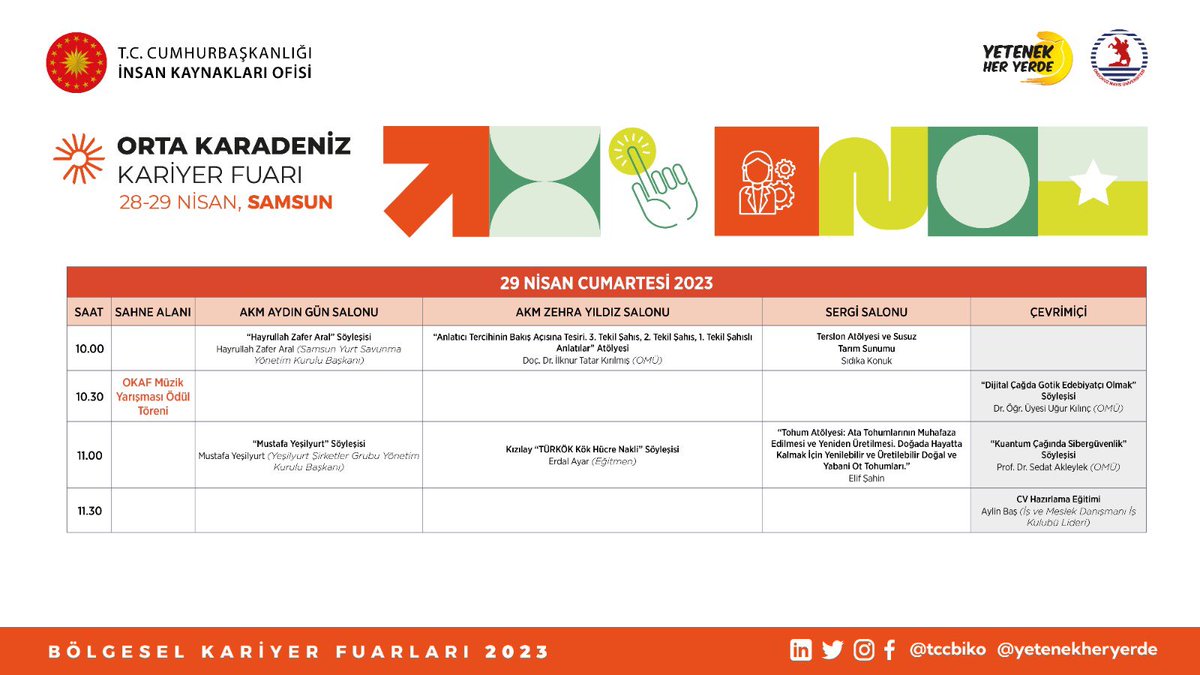 Orta Karadeniz Kariyer Fuarı tweet media