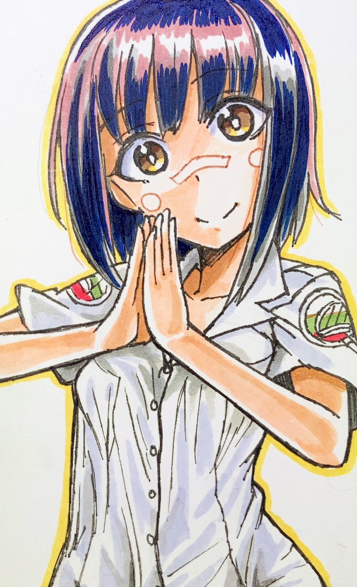 ガルパン「週末ガルパンお絵描き120分一本勝負20230428 「アウンさん(リボンの武」なべゆC102(土)東34a🧊のイラスト