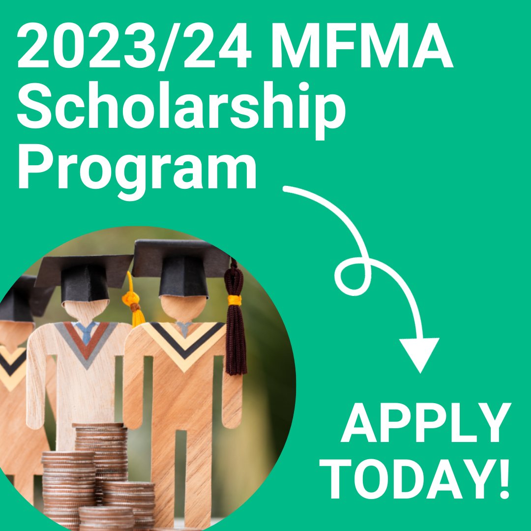 🎓 #MFMA Scholarship Program for the 2023-2024 academic year is underway! Do you know someone who might benefit from it? Please share this link with them: 
👉 ow.ly/a5Hr30sv6Xu

#scholarship #student #education