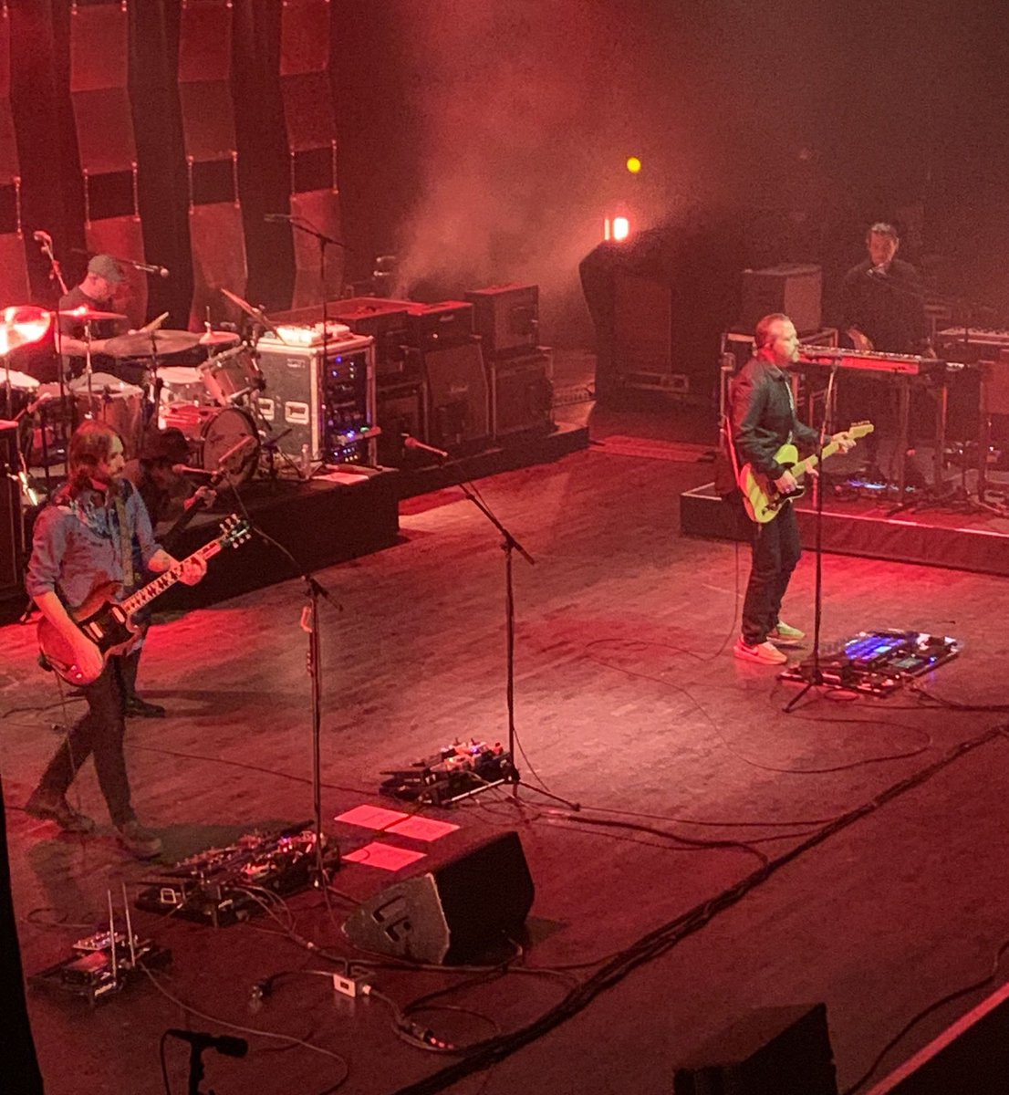 MichaelBatdorf's tweet photo. No SantaCon this time but we’ll be rocking the Headliner balcony again two nights in a row. We will dance to some songs and enjoy the prepositions of others. Thanks for returning ⁦@JasonIsbell⁩ ⁦@SadlerVaden⁩ ⁦@thechadgamble⁩ ⁦@tin_pony⁩ ⁦@JimboHart⁩ https://t.co/nLTtBfuMmC