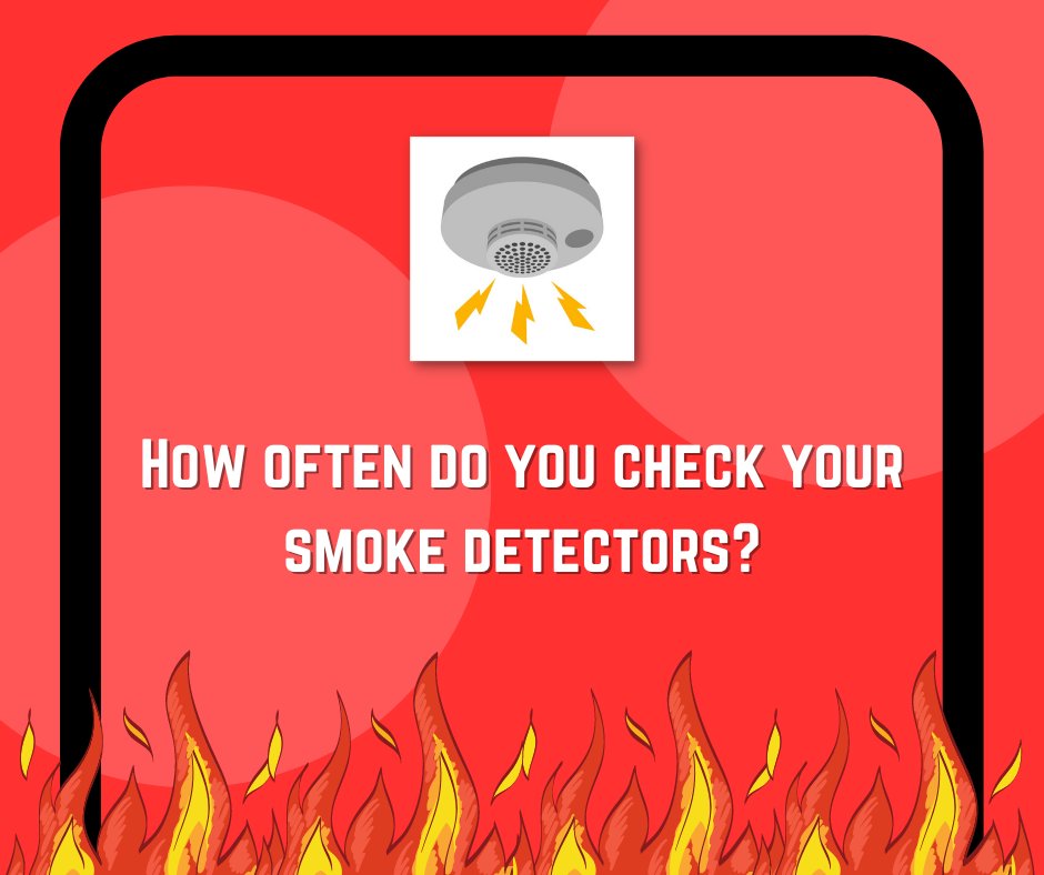 Are you hearing repeated “beeps” from your smoke detectors? If so, then it’s time to replace the old batteries with new ones. A properly functioning  smoke detector will alert any sleeping resident from becoming a fire victim. #SFEMSA #smokedetector #fireawareness