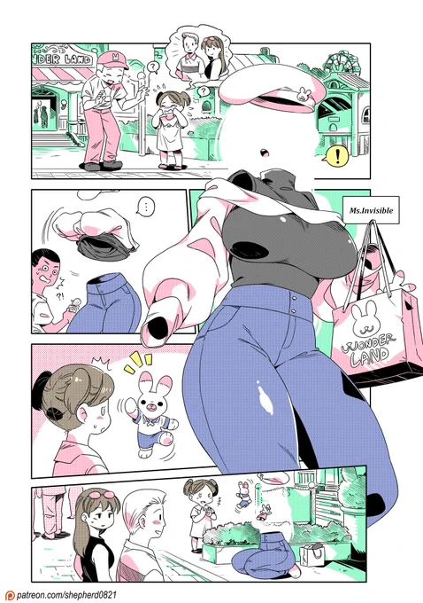 Modern MoGal #259 -  Invisible Friend 🐰✨

 #modernmogal 