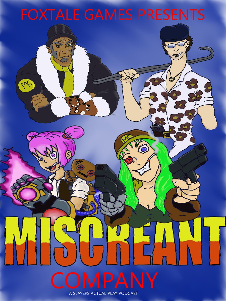 FoxTaleGamesPod's tweet photo. Its time to start thinking about how awesome Season 2 is gonna be! Here's the official art work to wet your whistle! These guys might be messy but they get the job done. https://t.co/tdAGndbdbJ