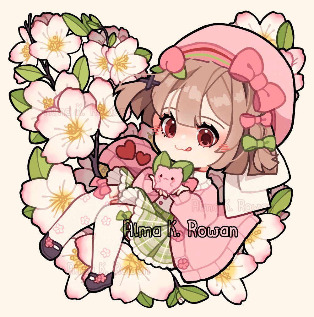 AlmaKRowan's tweet photo. Since there's no fresh art today after all, I'll take this chance to remind you that I posted a FREE guide to how I chibi-fy flowers for my style like this! https://t.co/AqzbzyqoP5