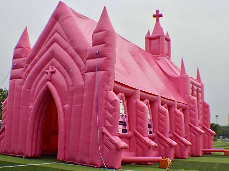 FredSimonTLM's tweet photo. So excited that the “church of accompaniment” can just pop up anywhere! #inflationisgood  pins and needles prohibited! https://t.co/9MfX9jJMsZ