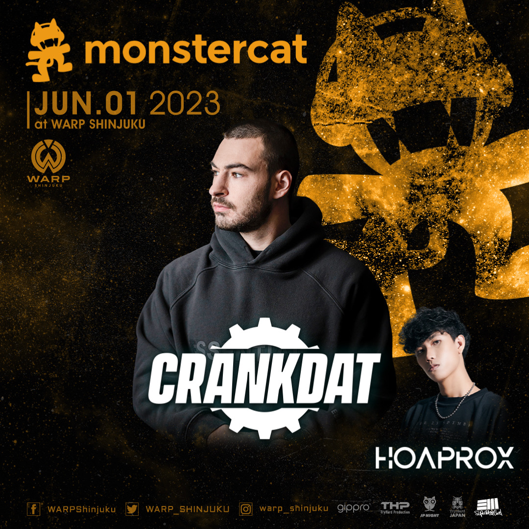 We're coming to Tokyo and bringing the heat to <a href="/warp_shinjuku/">WARP SHINJUKU</a> on June 1st! 😮‍💨 Get ready for an unforgettable night of music as we bring you two legendary artists from our roster - <a href="/Crankdat/">crankdat</a> and <a href="/Hoaprox/">Hoaprox</a>! 
Grab your tickets now and get ready to party with us 🤘