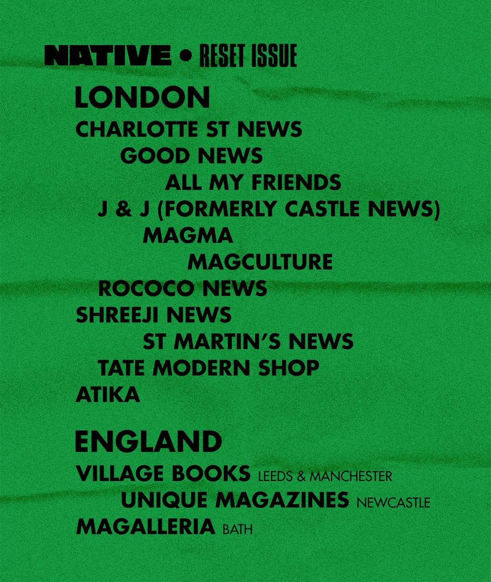 district234wrld's tweet photo. Congratulations to the @NativeMag team as they become the First Nigerian based publication with global distribution. NATIVE Magazine Issue 5, #TheResetIssue, is now available in newsstands all over the world! https://t.co/DoyPCllItR