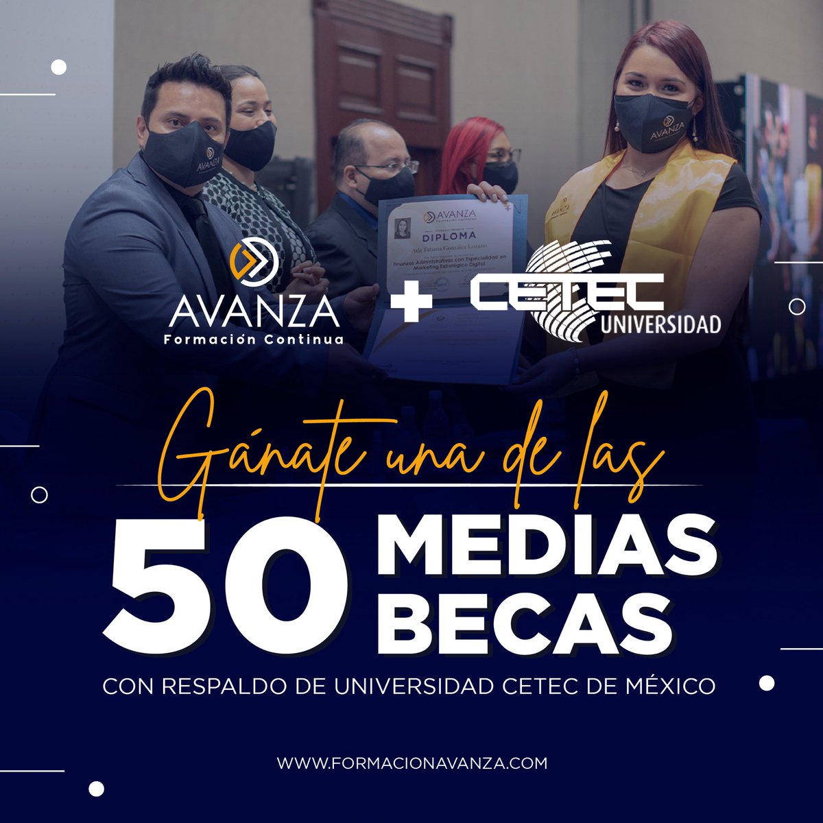 sarabia_roy's tweet photo. ¡Atención comunidad! Como CEO de @Avanza_sv junto a la CO-Fundadora @Bianchissc y comprometidos con la educación estamos emocionados de ofrecer 50 medias becas para que estudien en nuestro centro de formación con el respaldo de una universidad mexicana. ¡Reacciona, comparte y escribe por WhatsApp +503 6978-3345 diciéndonos por qué quieres obtener una de estas becas! ¡Juntos podemos ayudarte a alcanzar tus metas académicas! #BecasAvanzaFormaciónContinua #EducaciónDeCalidad #ElSalvador #Mexico #Educacion