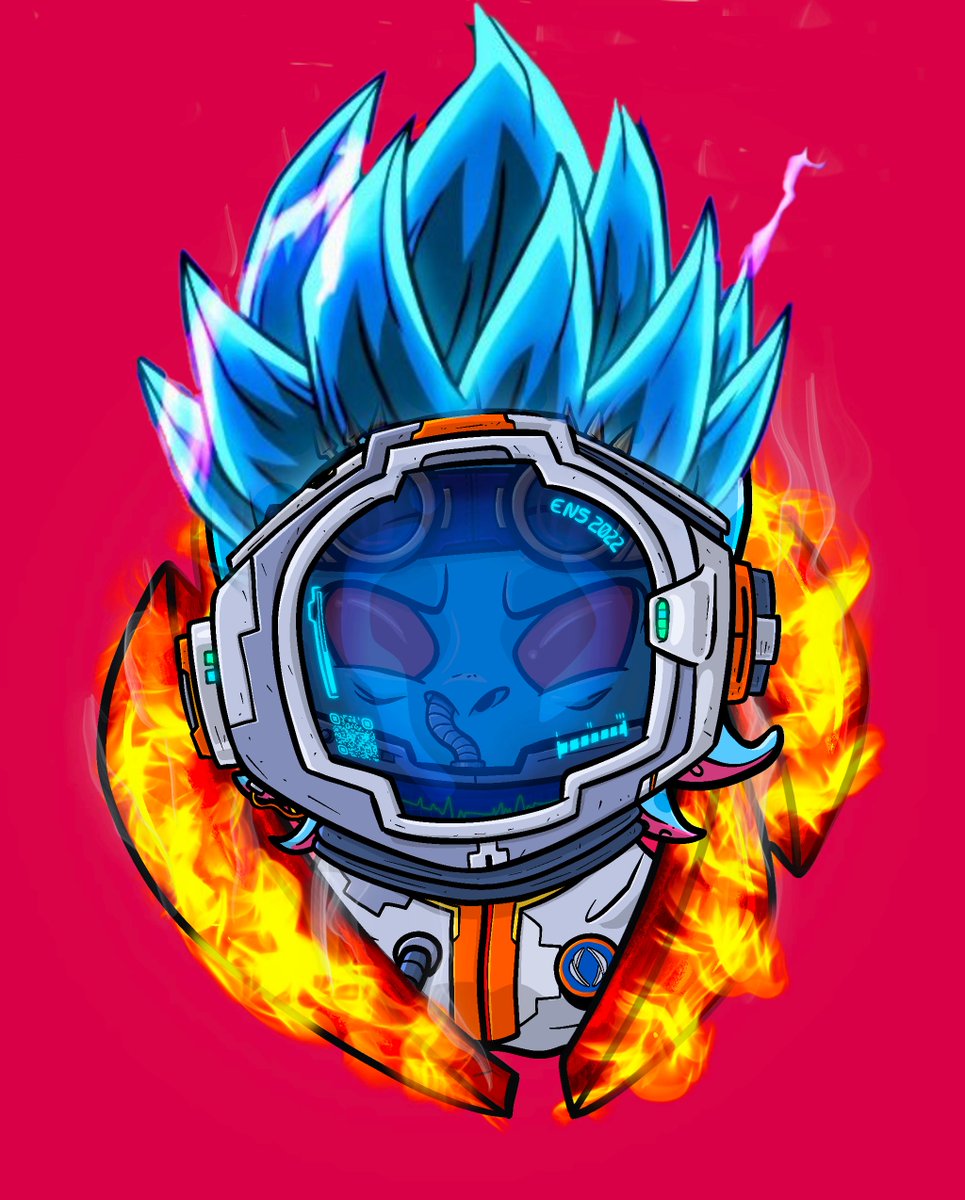 CryptoRotuman's tweet photo. When you dont have a dbz ape but you have an Alien that could be DBZ.. #imposter #DBZ #ENSMaxis #comicbook3 #maxidataupdate @ENSMaxisNFT #FANART #rotustyle https://t.co/wfgpV8Q9q2
