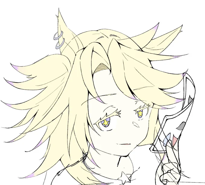 結局スペース終わった後この時間まで描いちゃった!!!バカ!!!寝坊すんぞ!!!!! GWワンチャン絵を描く環境なかったら終わりなので一応wip出しときますね!!!!!!!!