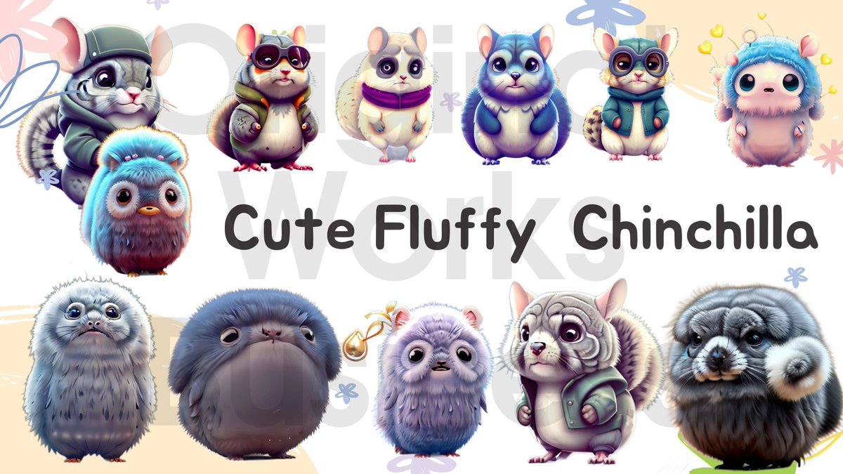 EtsyInkwel24's tweet photo. Looking for something irresistibly cute and fluffy? Look no further than our adorable Chinchilla clipart collection! Add a touch of whimsy to your designs today, from the Etsy shop Ideal4Digital. https://t.co/W0XuLXbJ2U #etsy #ideal4digital https://t.co/gJSCy5uteC