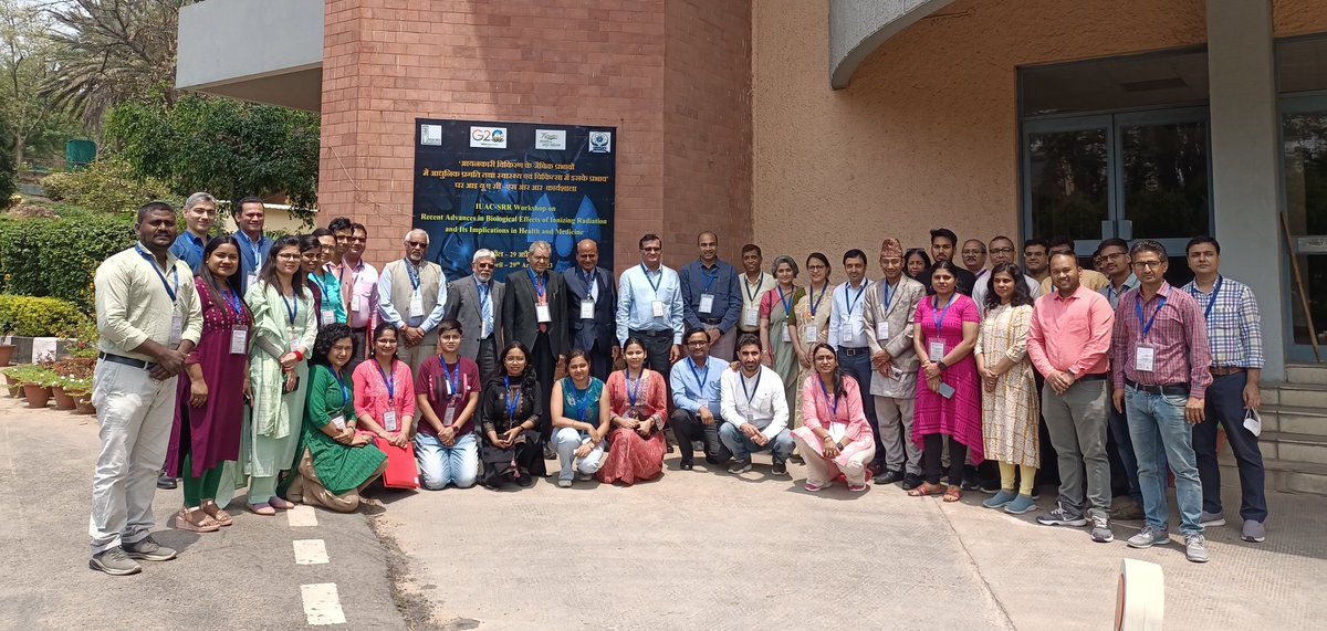 SRR_India's tweet photo. Intense and enjoyable scientific workshop with so much exciting knowledge being shared during 2 days #SRR and #IUAC workshop on "Recent advances on effects of Ionizing radiation and its implications in health and medicines" held at #NewDelhi #India . #radiation #Research #news https://t.co/bfVrMNdgZ6