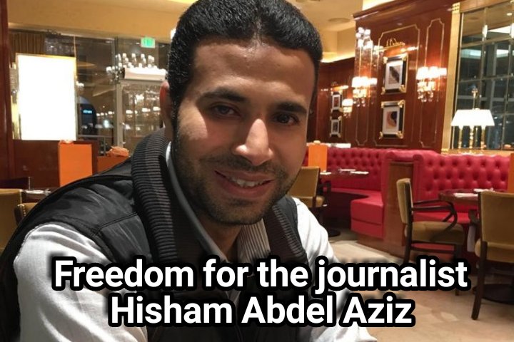 aymanabdelazizg's tweet photo. @GUMENAForum @CPJMENA @AJEnglish @elgindy_ @pressfreedom @zahahassan @YousefMunayyer @ccasGU @GeorgetownCCT @georgetownsfs @AU_SOC On #World_Press_Day
We remind you that #Hisham_Abdelaziz,a journalist for Al-Jazeera Mubasher channel,has been detained in Egypt for 1408 days, without any guilt or reason, only because he works as a journalist for Al-Jazeera channel. Demand with us freedom for journalist Hisham https://t.co/khmEj2R3dH