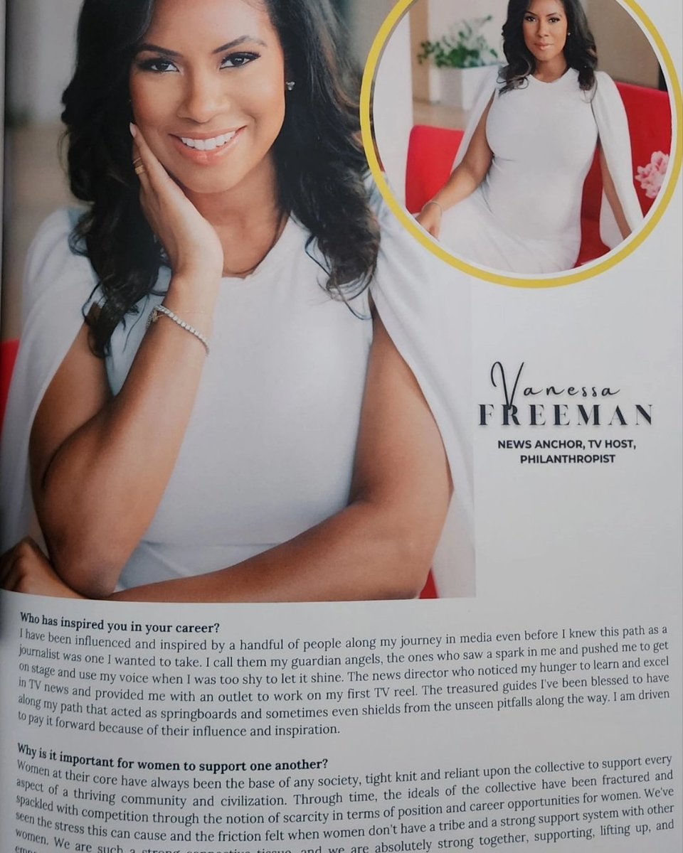 VanessaFreeTV's tweet image. Forever grateful and honored to be among this stellar group of dynamic women featured in @bellamag.co #WomenofInfluence Issue.  #Onwards&amp;amp;Upwards #bellamagazine #womenofinfluence