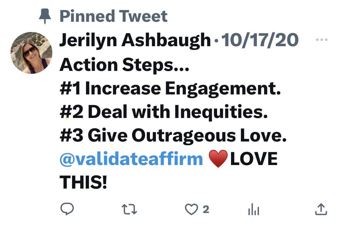 ashbaughjerilyn's tweet photo. @validateaffirm Thank you for your message. I have held it close since I first saw you present a few years back. I love the message, thank you for your impact! https://t.co/9inzKzOKJ3