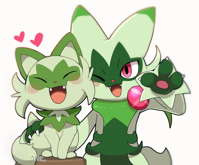 ニャオハとニャローテ