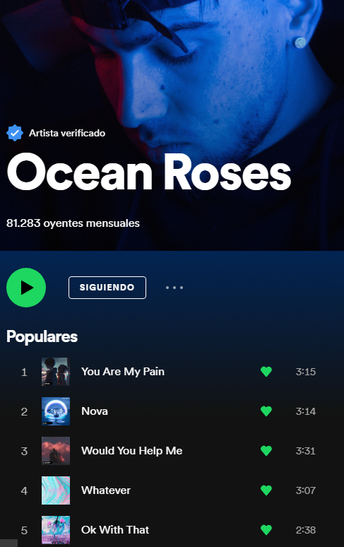 oceanrosesmusic's tweet photo. Over 80k monthly listeners! thank you! https://t.co/il9diBnrj5