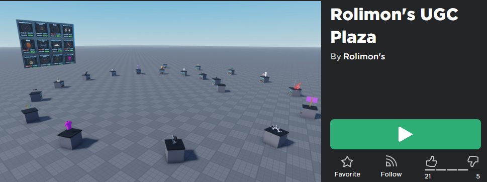 Roblox Trading News  Rolimon's (@rolimons) - Game Jolt