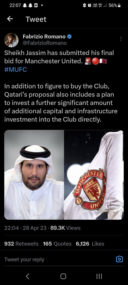 Fahmed911's tweet image. I really hope #Qatar win the bid to buy @ManUtd  and free us from Glazers 🙏 #QatarIn #QatarInAtManchesterUnited #SheikhJassim #SheikhJassimIn #MUFC  #ManchesterUnited #TAKEOVER #GlazersOut #GlazersFullSaleOnly