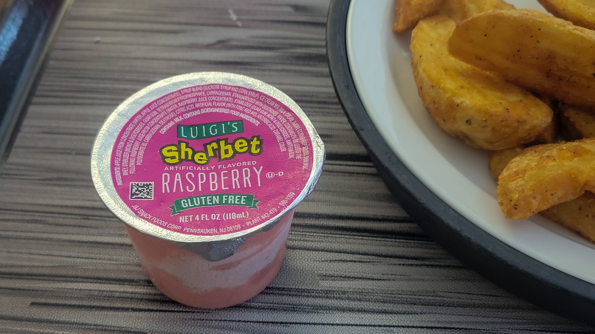 Bioreconstruct on twitter discovered that luigi offers sherbet for