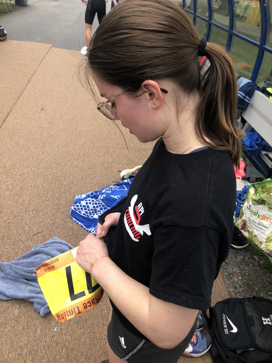 running is easy compared to all these damn safety pins