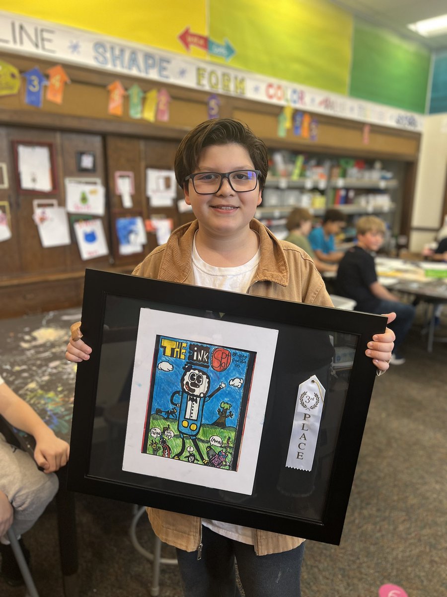 I love when students do art outside of school!! Congrats Greg!! Great work 😊🎨 <a href="/LPSFranklinElem/">Franklin Elementary</a> <a href="/LPSFineArts/">LPS Fine Arts</a>