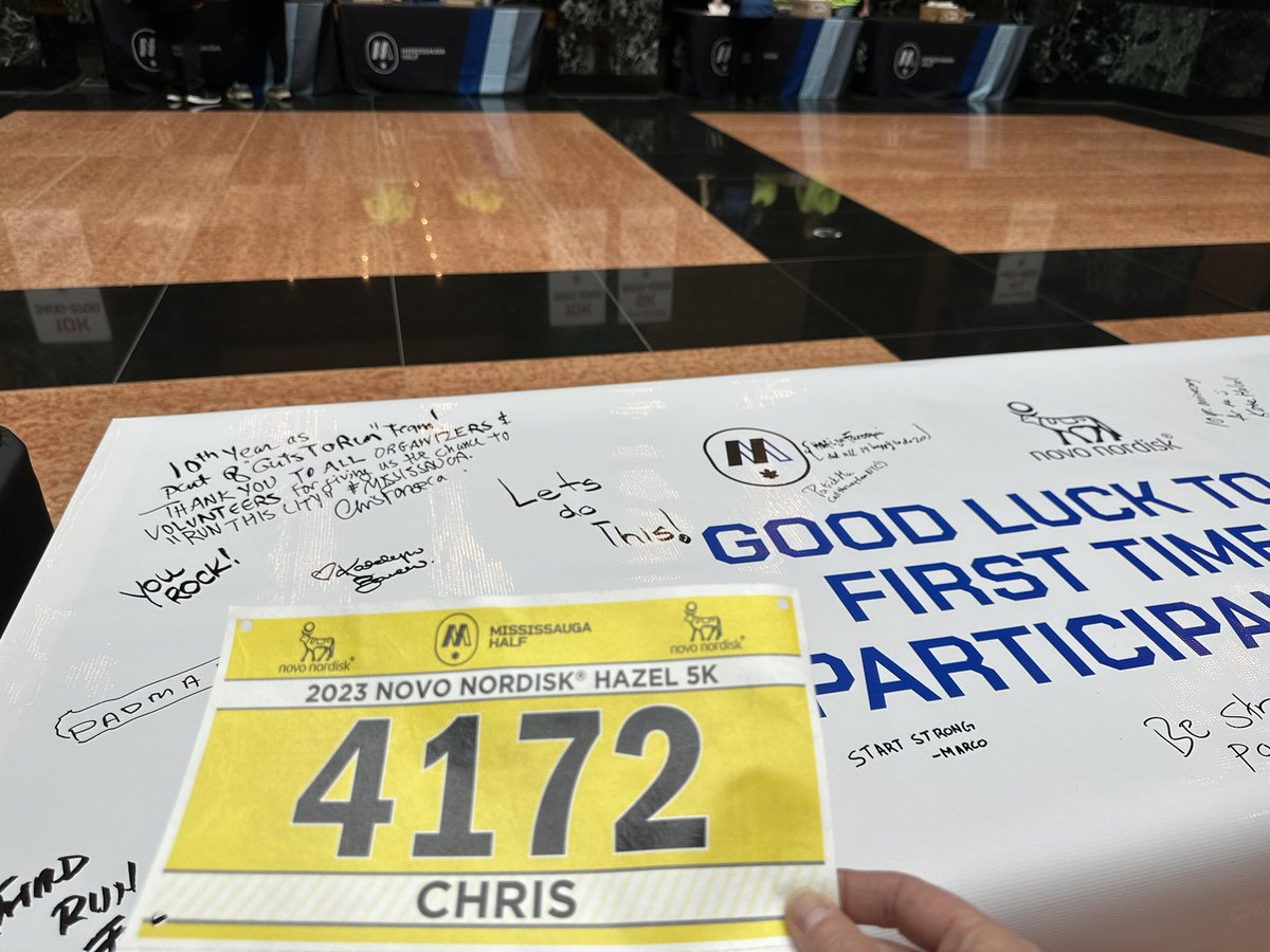 Chris_Fonseca3's tweet photo. All registered &amp; ready to #RunTheSauga @MississaugaHalf @novonordisk 5K. Honoured to be running with @gutstorun &amp; celebrating 10 years with this incredible group supporting @getgutsypeel @getgutsycanada THANK YOU to all volunteers/organizers/sponsors &amp; good luck to all runners! https://t.co/1s5gamRgJq