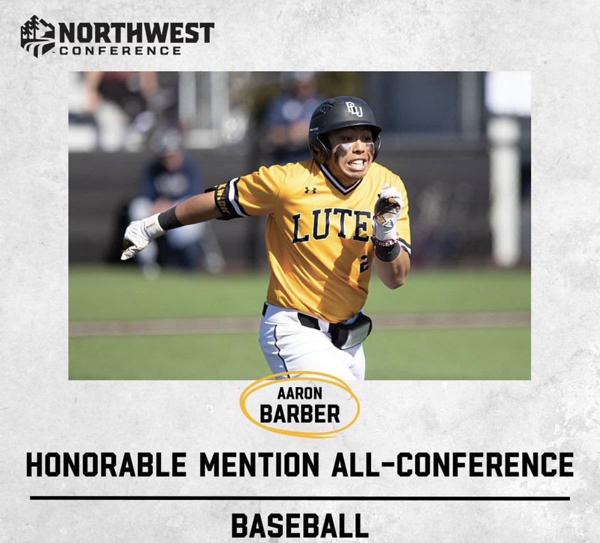 PLUBaseball's tweet photo. S/o to the boys for the NWC All-Conference honors.
#GoLutes https://t.co/cqr52QSF02