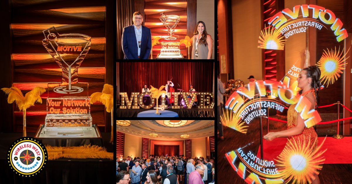 wireless_west's tweet photo. Shoutout to Motive Infrastructure Solutions for an incredible opening reception this past Tuesday night! Everyone had such a great time, thank you! #wirelesswest #openingreception #motivesolutions https://t.co/Ibw1GuyV4Q