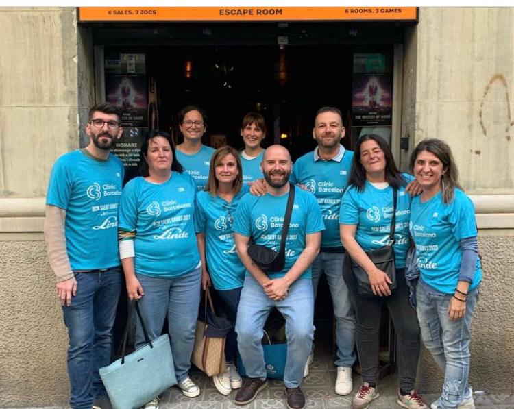 Tarde de #scaperoom solidario... Parte del equipo de coordinadores de la Sede Platón de <a href="/hospitalclinic/">Hospital Clínic</a> en las <a href="/bcnsalutgames/">BCN Salut Games</a>. Cuando queráis repetimos 👌
#porunabuenacausa
#equipazo #buenrollo
