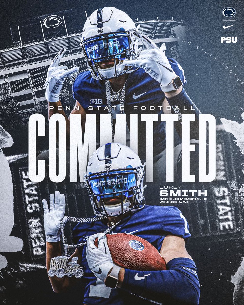 Corey “CS1” Smith (@coreysmith_1) on Twitter photo we are🗣️…..you finish it !
<a href="/PennStateFball/">Penn State Football</a>
<a href="/PSULawnBoyz/">Penn State LawnBoyz</a>
<a href="/AllenTrieu/">Allen Trieu</a>
<a href="/Rivals/">Rivals</a>_Clint
<a href="/On3Recruits/">Follow @Rivals</a>
@Rivals we are🗣️…..you finish it !
<a href="/PennStateFball/">Penn State Football</a>
<a href="/PSULawnBoyz/">Penn State LawnBoyz</a>
<a href="/AllenTrieu/">Allen Trieu</a>
<a href="/Rivals/">Rivals</a>_Clint
<a href="/On3Recruits/">Follow @Rivals</a>
@Rivals