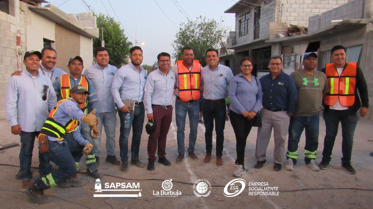 SapsamOficial's tweet photo. SAPSAM da arranque a la obra de alcantarillado sanitario en la Colonia Ampliación Antorchista, con la construcción de 28 pozos de visita e instalación de  1,391 metros de tubería. Beneficio para 126 viviendas  y 400 usuarios. https://t.co/zAHT1QDODw