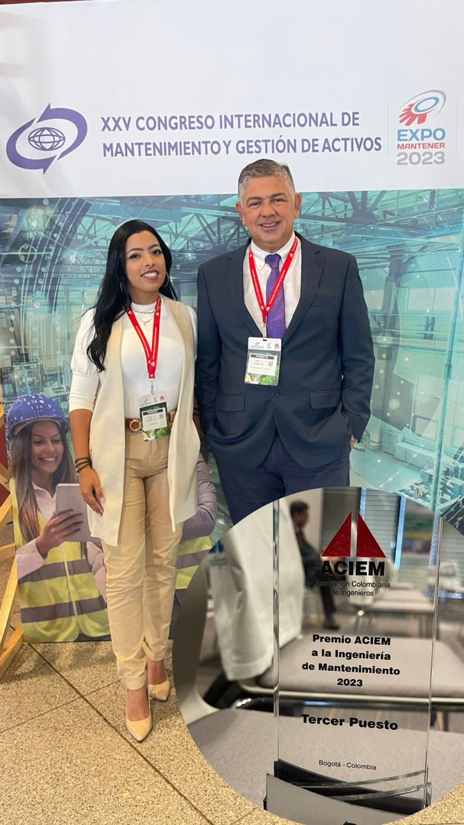Promisoloficial's tweet photo. ¡ORGULLO PROMISOL!👏👏
En el XXV Congreso Internacional de Mantenimiento y Gestión de Activos- #CIMGA2023, fuimos reconocidos con el tercer puesto del premio @ACIEM_Oficial a la Ingeniería de Mantenimiento 2023. https://t.co/vcmjGyPLAi