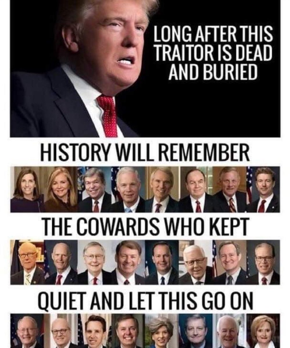 fireman452a's tweet photo. History has a very very long memory and does not treat COWARDS well. https://t.co/xNdl147zKx