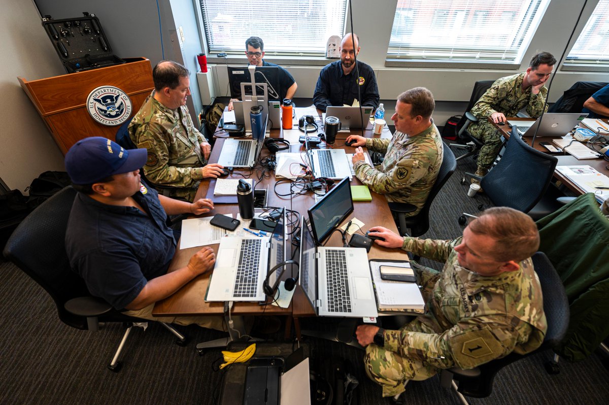 jtfcs's tweet photo. During Exercise Vibrant Response 23, JTF-CS is demonstrating its ability to deploy, employ, and sustain specialized military response forces upon the request of civilian authorities to save lives and relieve human suffering following a catastrophic CBRN incident. #VR23 https://t.co/0BskbpZdmY