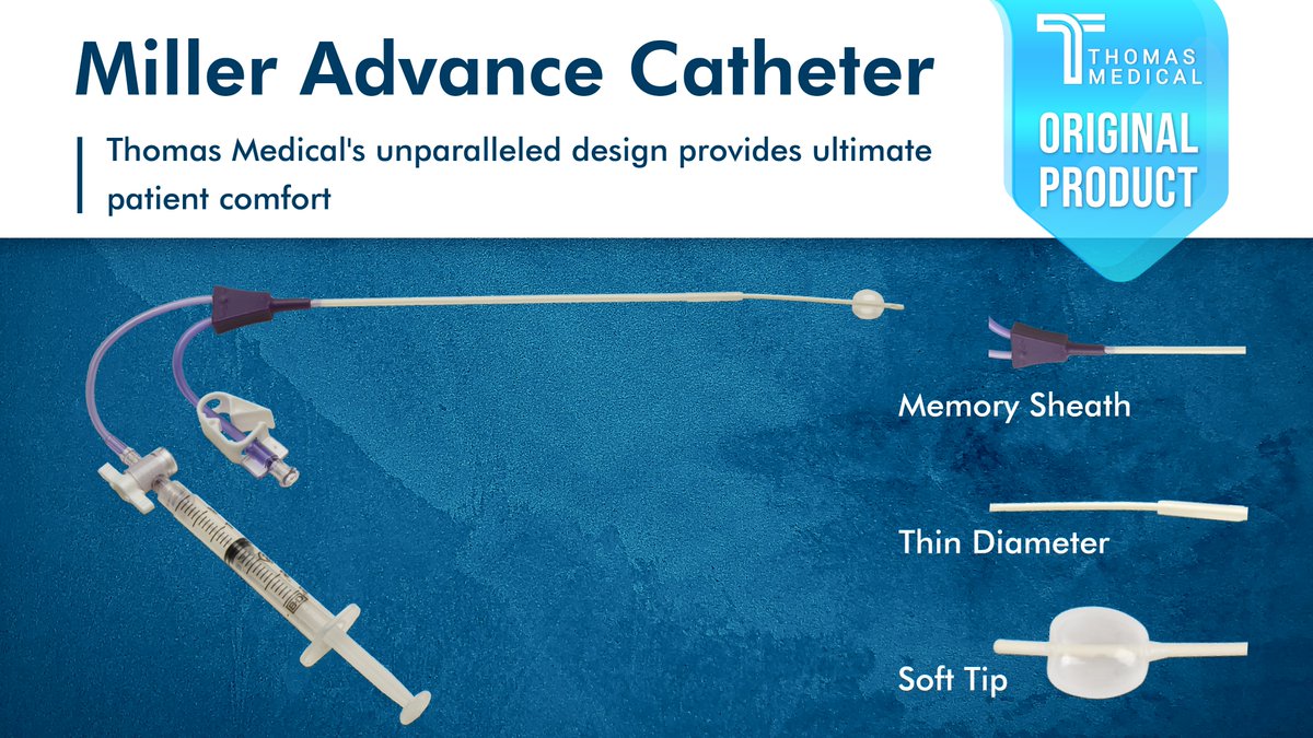 The Miller Advance Catheter was designed with features for improving patient comfort with a soft catheter tip and slender catheter shaft that reduces the need for dilation. Take a look!
#womenshealth #infertility #HealthCareProducts #thomasmedical
thomasmedical.com/shop/diagnosti…