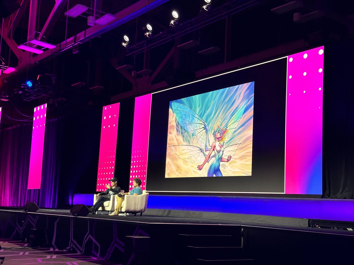 “This is my first public talk since selling Marvel to Disney 10 years ago,” David Maisel says at #Consensus2023, where he's discussing the new <a href="/EkosGenesis/">ekos</a> collection.