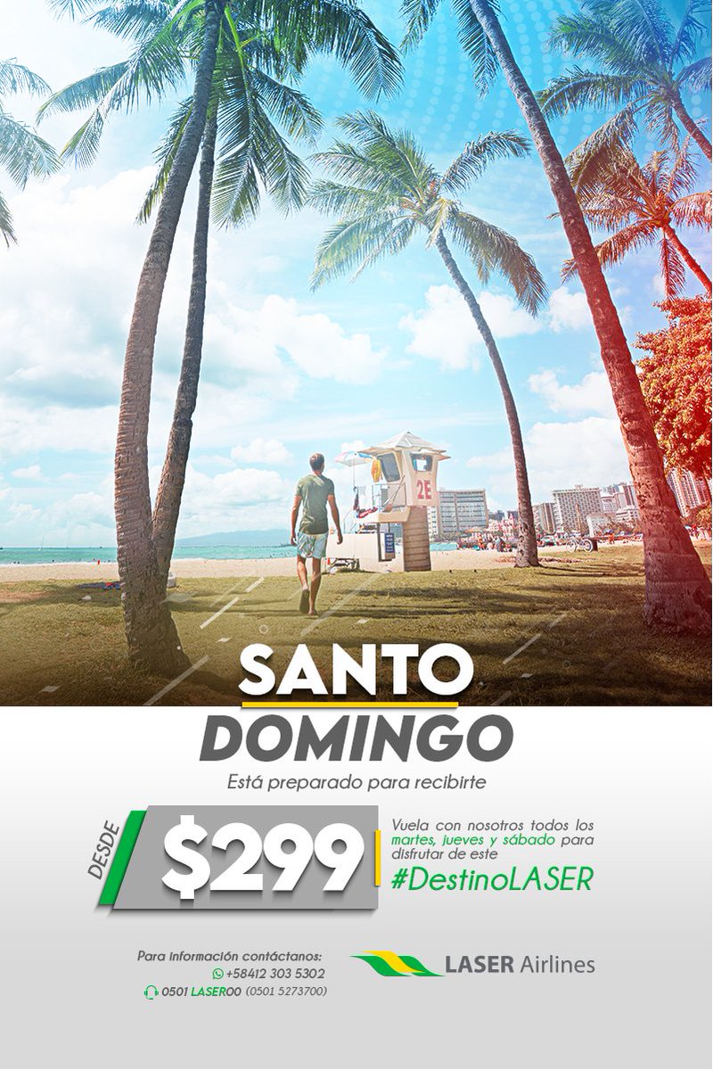 Laser Airlines on Twitter "Vuela con nosotros todos los martes, jueves