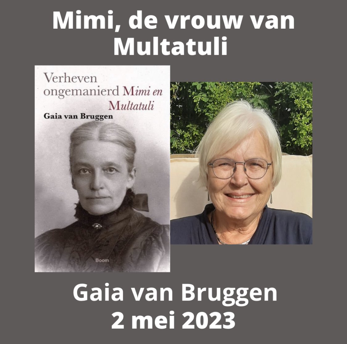 schrijverstafe1's tweet photo. 2 mei vertelt Gaia van Bruggen hoe zij tot dit boek kwam. Uit welke bronnen ze heeft geput en hoe ze uit de schaars beschikbare gegevens een keuze heeft gemaakt. Hoe maak je een wetenschappelijke tekst die geheel op feiten is gebaseerd levendig? #SocieteitDeWitte #schrijverstafel https://t.co/jX39UKU9SY