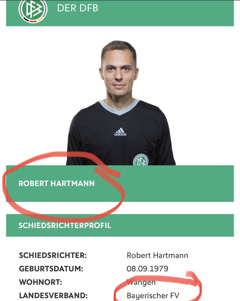 AIiBVB's tweet photo. Wir präsentieren Ihnen den VAR für das Bundesligaspiel zwischen dem VfL Bochum und Borussia Dortmund: 
Robert Hartmann! #BOCBVB https://t.co/gcYwLkOf5s
