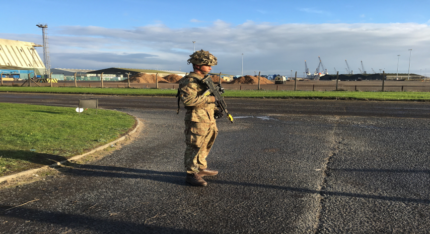 SecurityBuyer's tweet photo. PD Ports supports army logistics exercise at Hartlepool 

#security #Army #Exercise #IronPython #Logistics #military #PDPorts #Ports #security #Training @PittockJon

Read more here: https://t.co/k0pICEjCnf https://t.co/8rluZD6Or0