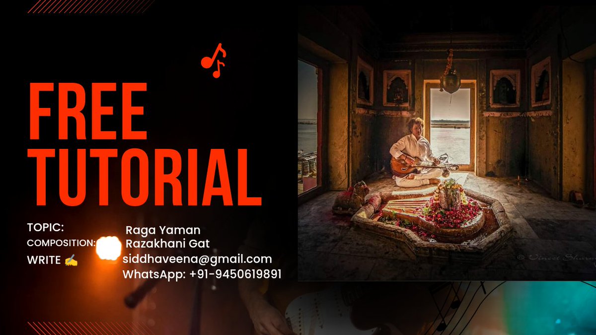 SiddhaVeenaOff's tweet photo. Presenting a Raga Yaman Razakhani Gat for all the beginner students of Instrumental Music. Hope it will help you 💖

Link 👇

https://t.co/hq5LkhTMmQ

#siddhaveena #musician #education #musicclass #musicteachersofinstagram #onlinemusiclessons #musiceducationmatters #music https://t.co/tbgayBwrfE