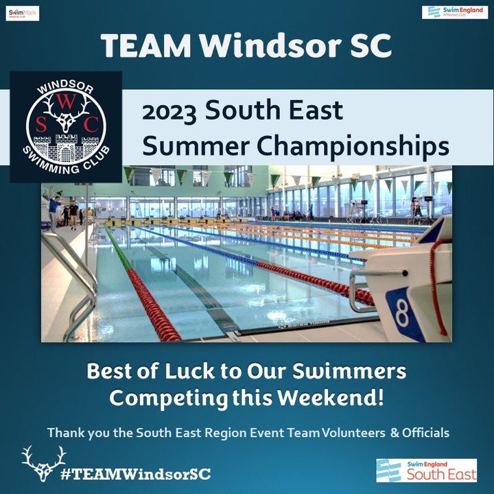 Very best of luck to the TEAM Windsor SC swimmers competing this weekend at Regionals in High Wycombe. GO TEAM! 💪🏊‍♂️🔥
#TEAMWindsorSC #southeastregionals2023 #swimfast #windsorswimmingclub