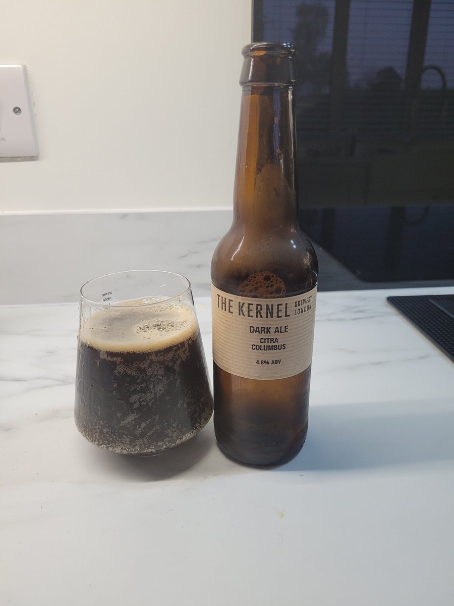 Ordered a box of kernel after seeing this and the weisse beer.  This dark ale is fantastic. Just wished it was in 500 ml bottles